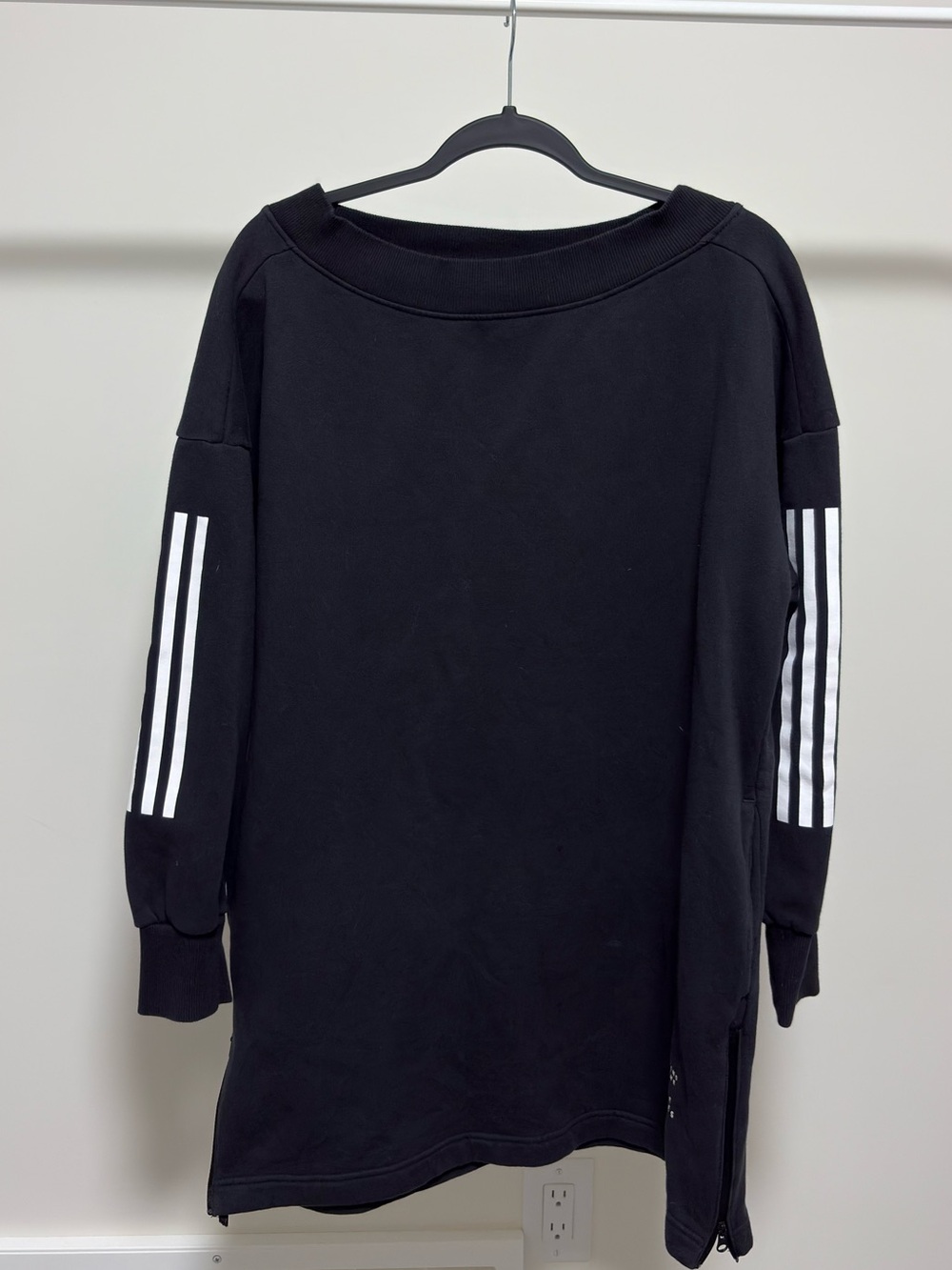 Adidas Tunic Sweatshirt Dress Black